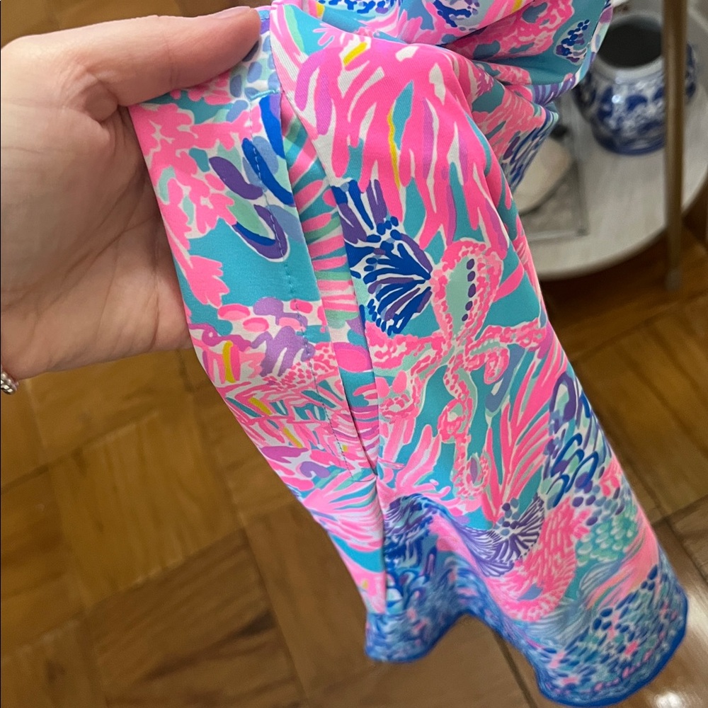 Lilly Pulitzer Pink and Blue Patterned Coverup - Picture 7 of 7